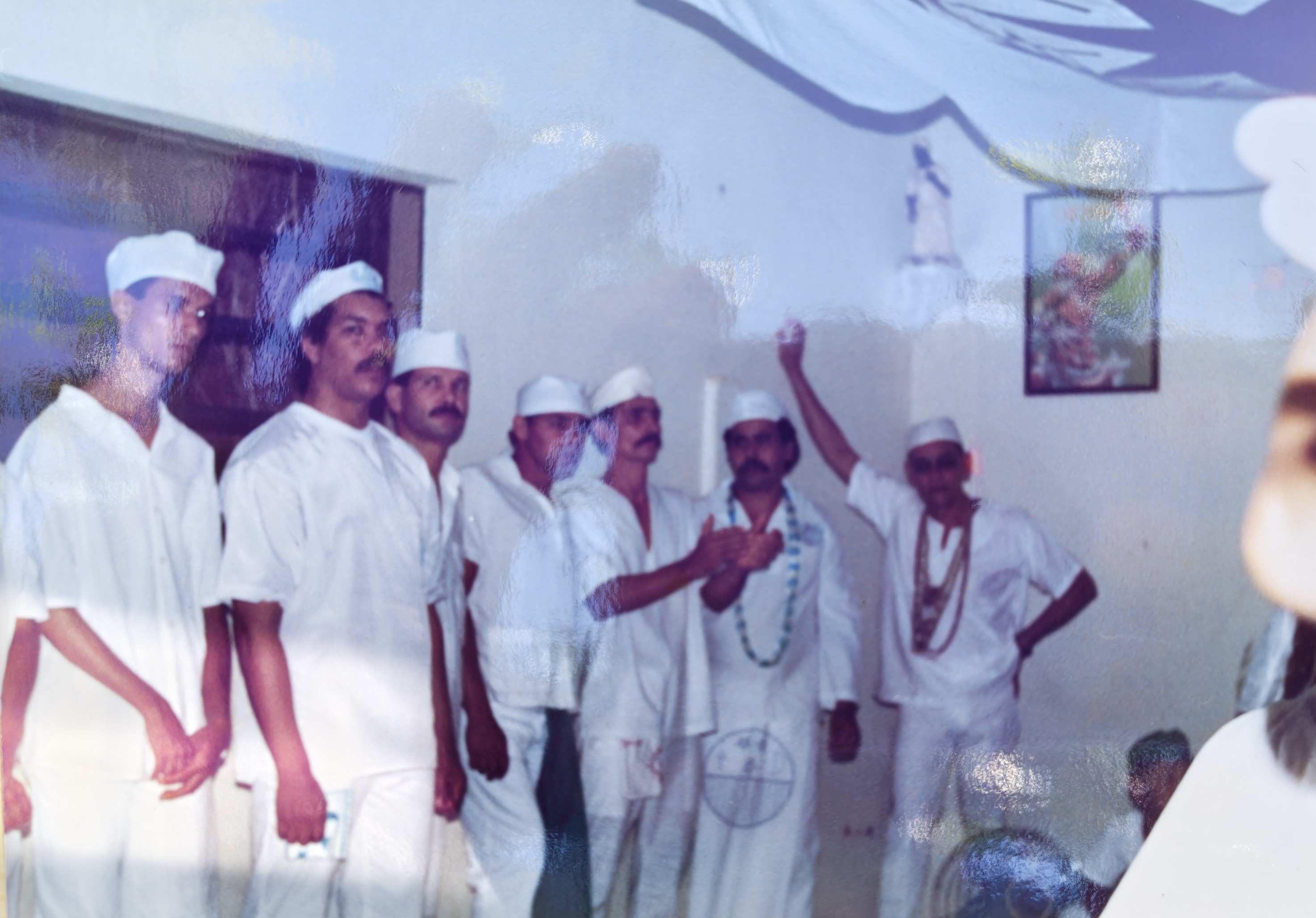 Filhos de santo em ritual